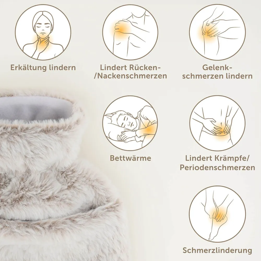 Wärmflasche mit Handwärmer|Blumtal Hot