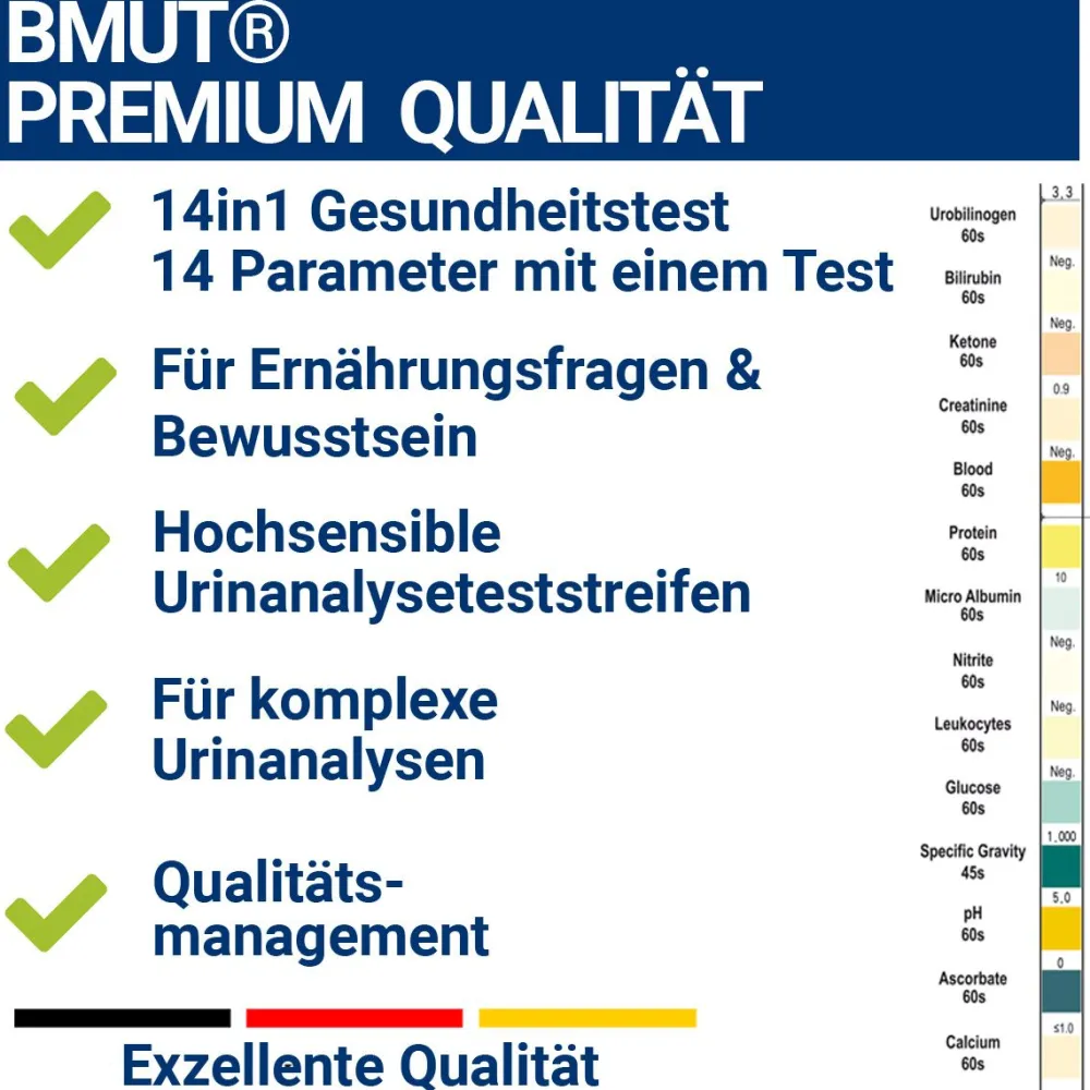 14in1 Gesundheitstest für Urin>BMUT Discount