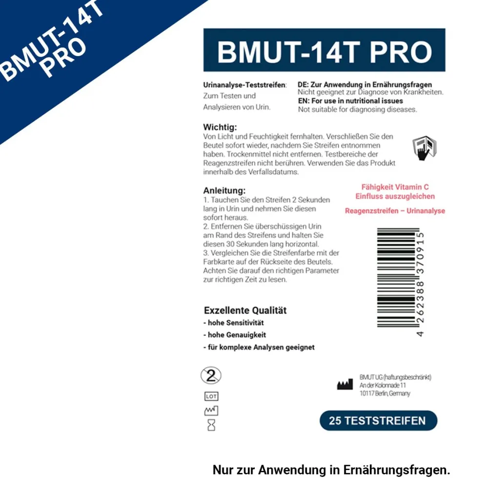 14in1 Gesundheitstest für Urin>BMUT Discount