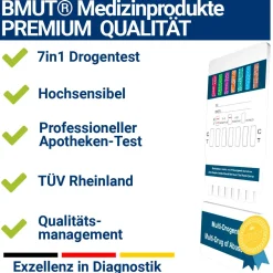 7in1 Multi Drogenschnelltest|BMUT Clearance