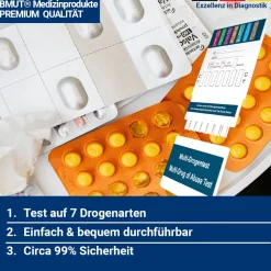 7in1 Multi Drogenschnelltest|BMUT Clearance