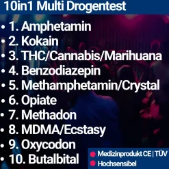 10in1 Multi Drogentest Urintest – 10 Drogenarten><noscript><img width=