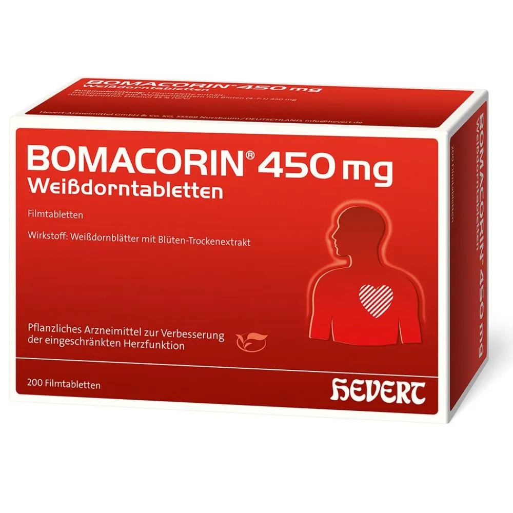Bomacorin 450 mg Weißdorntabletten| Discount