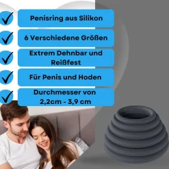 - Penisring Set 6 teilig aus Silikon>Boners Sale