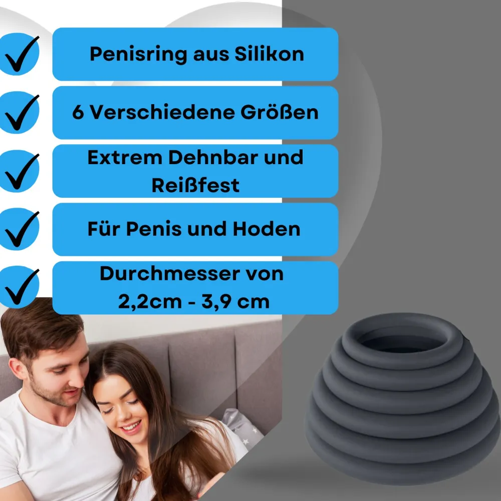 - Penisring Set 6 teilig aus Silikon>Boners Sale