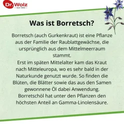 Borretschöl-Kapseln|Dr. Wolz New