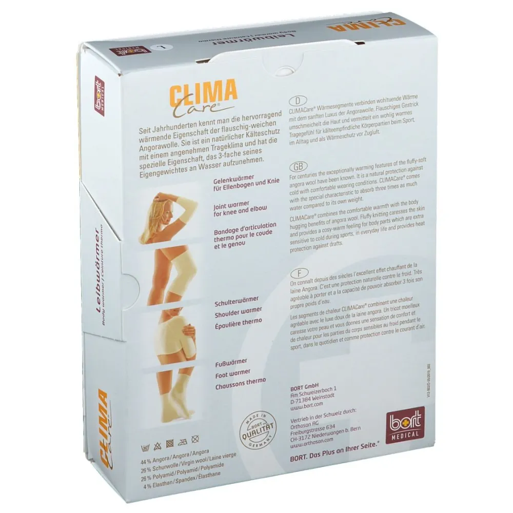 CLIMACare® Leibwärmer Gr. L weiß|Bort Discount