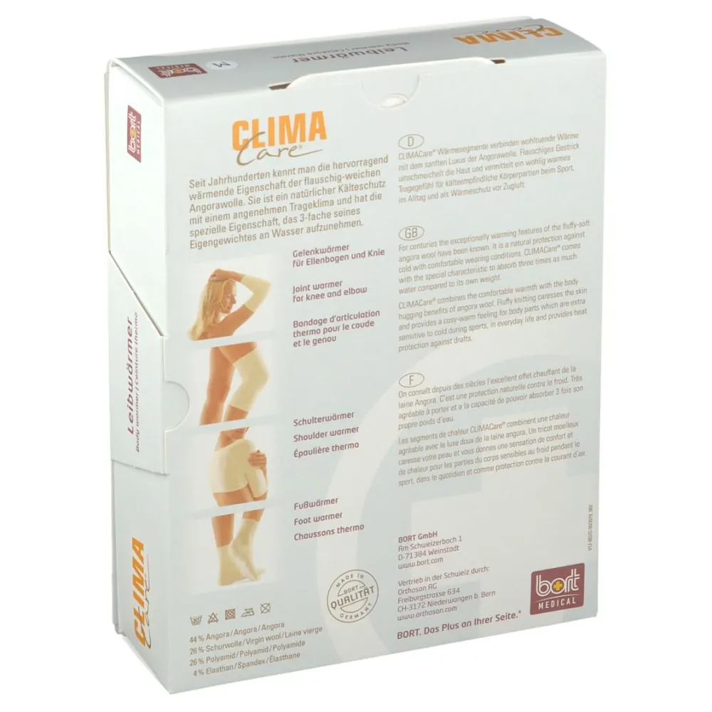 CLIMACare® Leibwärmer Gr. M weiß|Bort Online