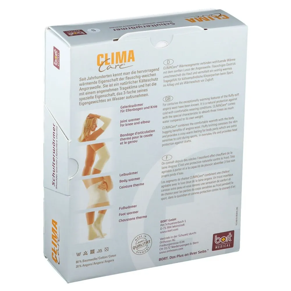 CLIMACare® Schulterwärmer Gr. S weiß>Bort Sale