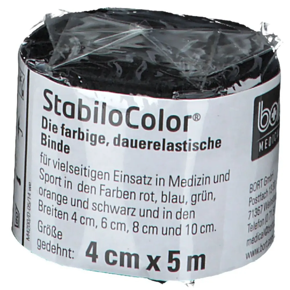 StabiloColor® Binde 4 cm schwarz>Bort Discount