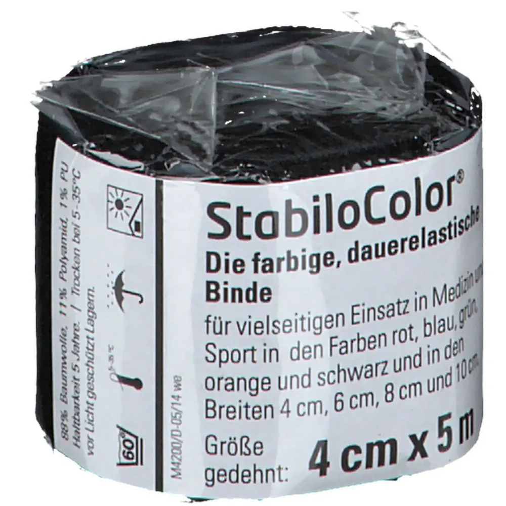 StabiloColor® Binde 4 cm schwarz>Bort Discount