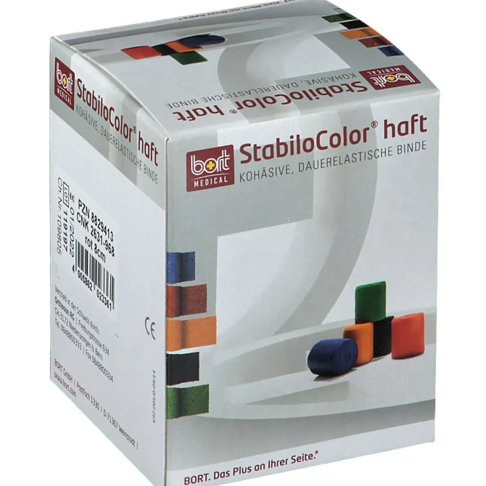 StabiloColor® haft Binde 8 cm rot|Bort Best