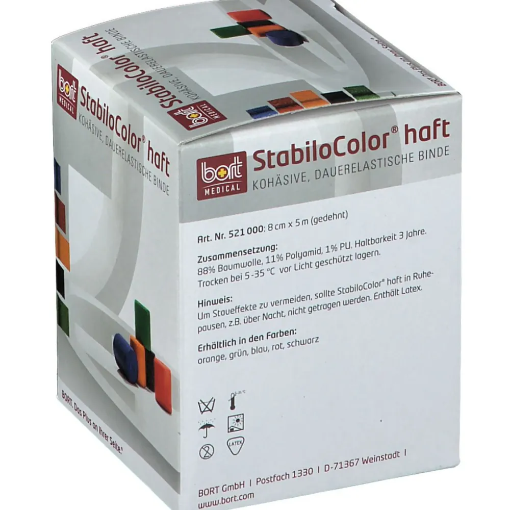 StabiloColor® haft Binde 8 cm rot|Bort Best