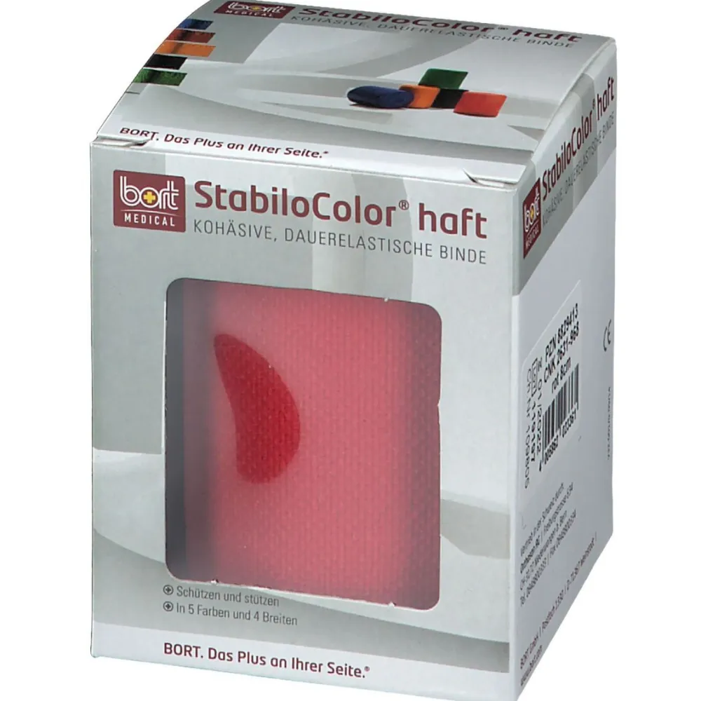 StabiloColor® haft Binde 8 cm rot|Bort Best
