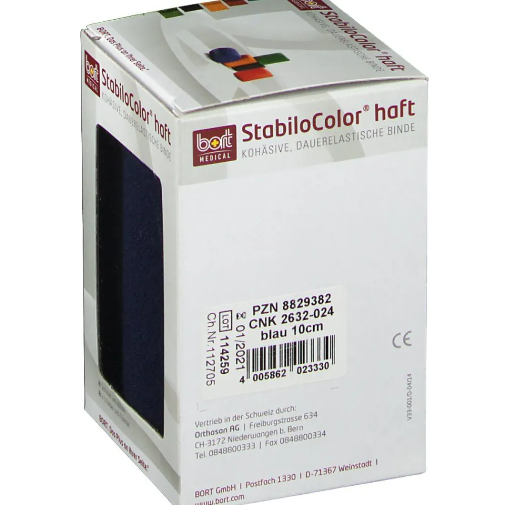 StabiloColor® haft Binde 10 cm blau>Bort Discount