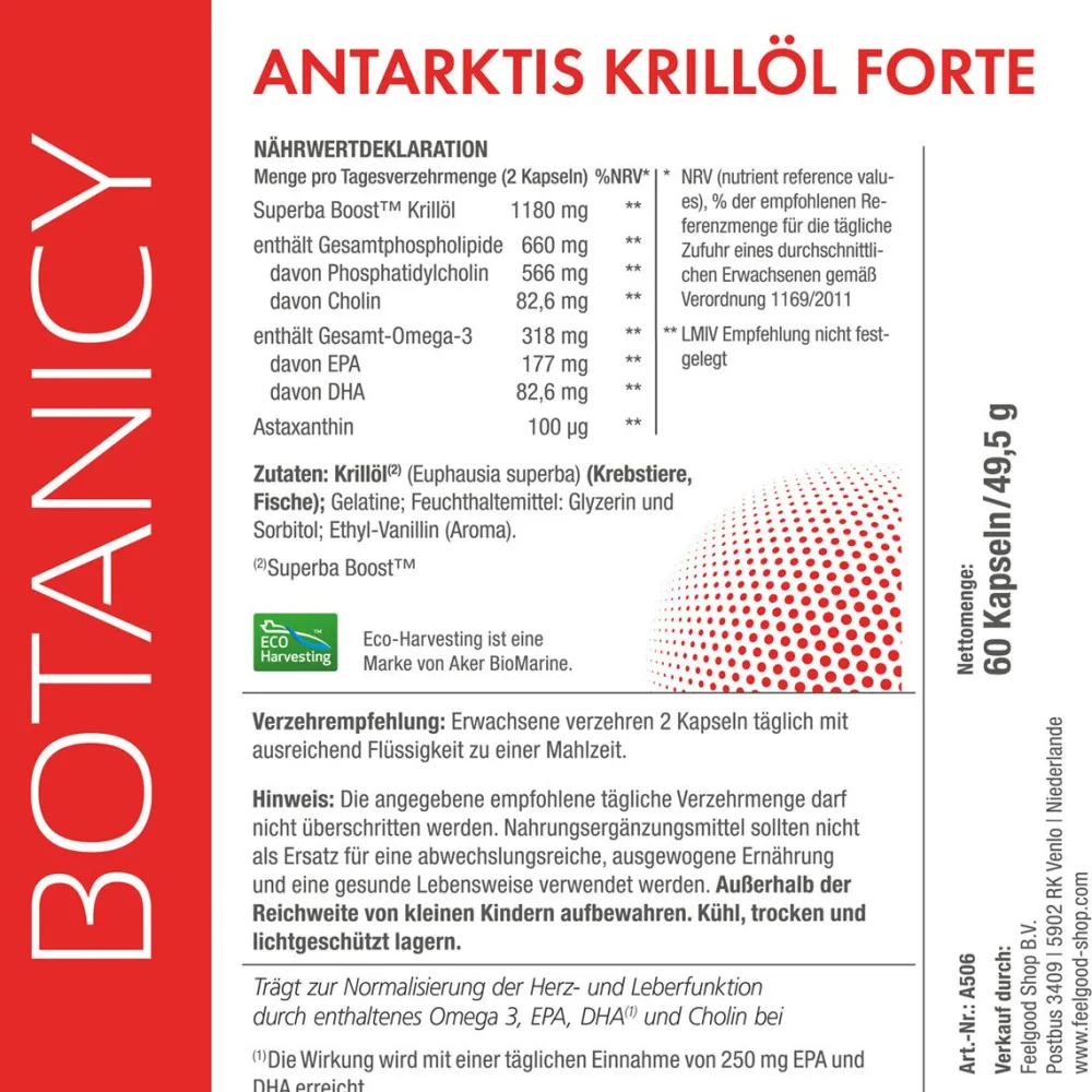 Antarktis Krillöl forte>BOTANICY Clearance