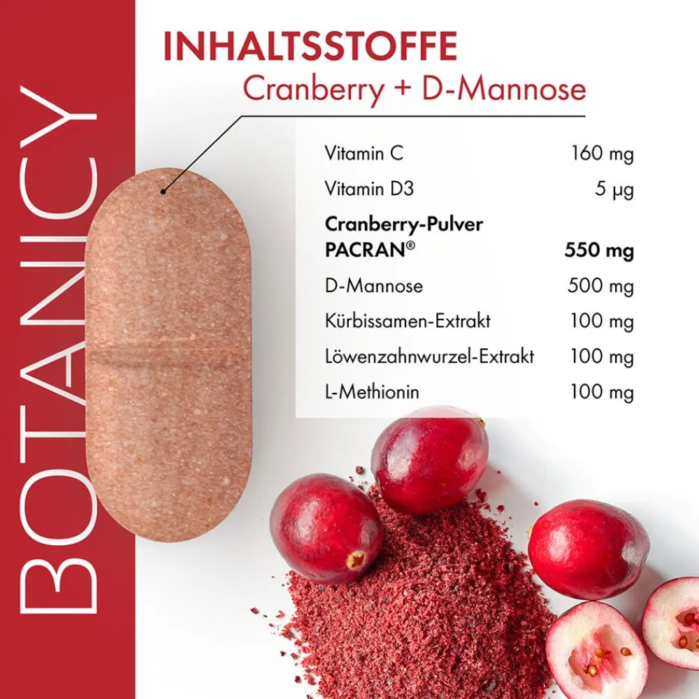 Cranberry + D-Mannose|BOTANICY Sale