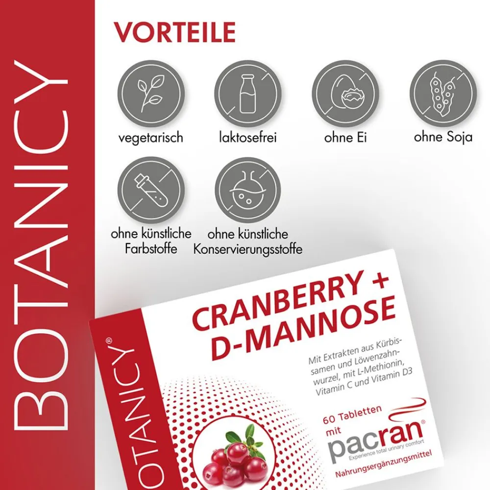 Cranberry + D-Mannose|BOTANICY Sale