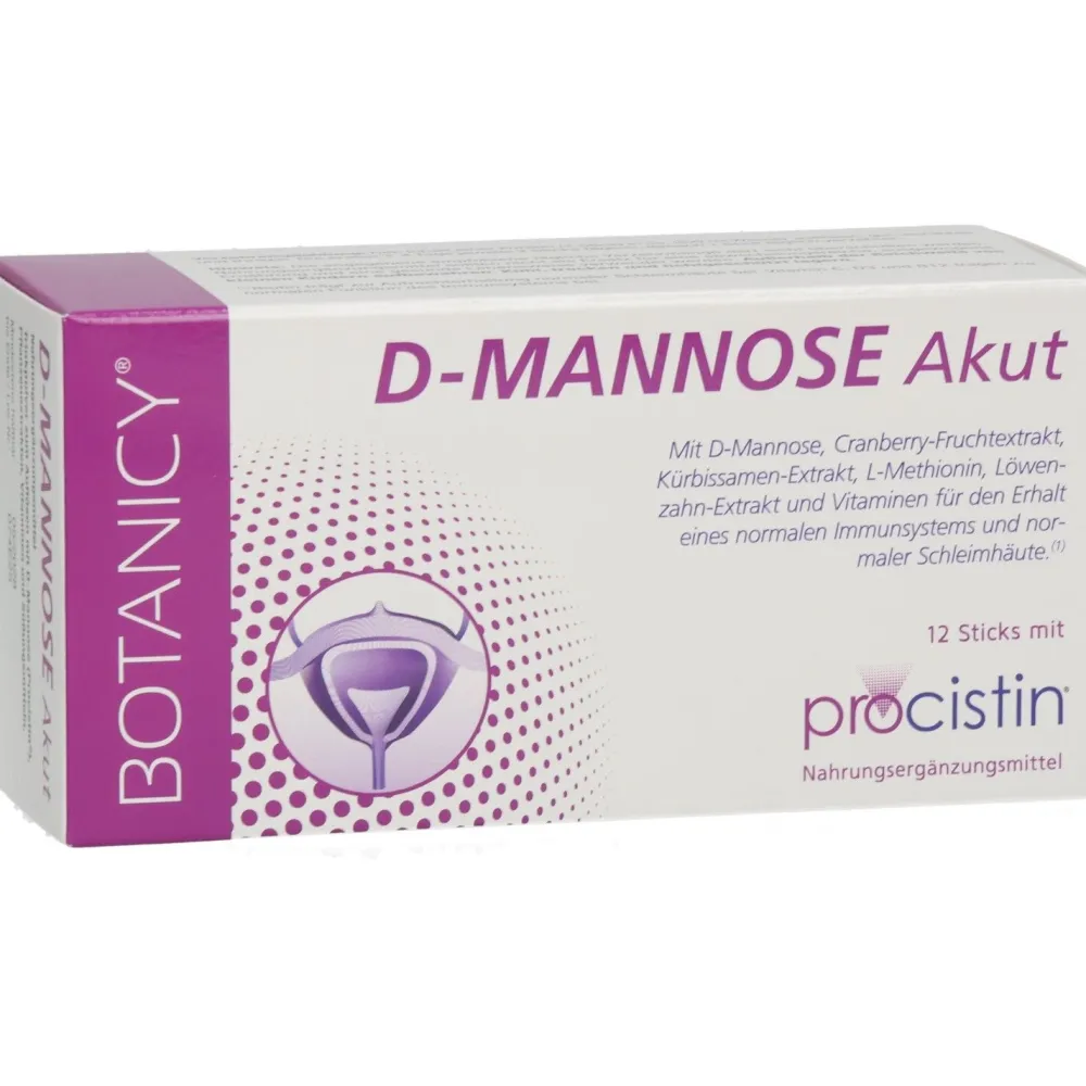 D-MANNOSE + Cranberry AKUT Sticks>BOTANICY Best
