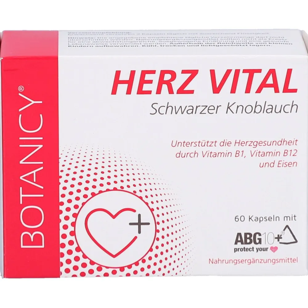 Herz Vital Schwarzer Knoblauch|BOTANICY