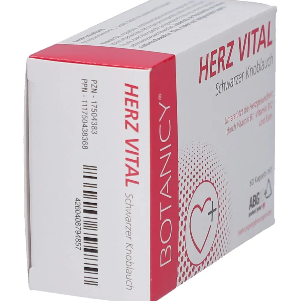 Herz Vital Schwarzer Knoblauch|BOTANICY