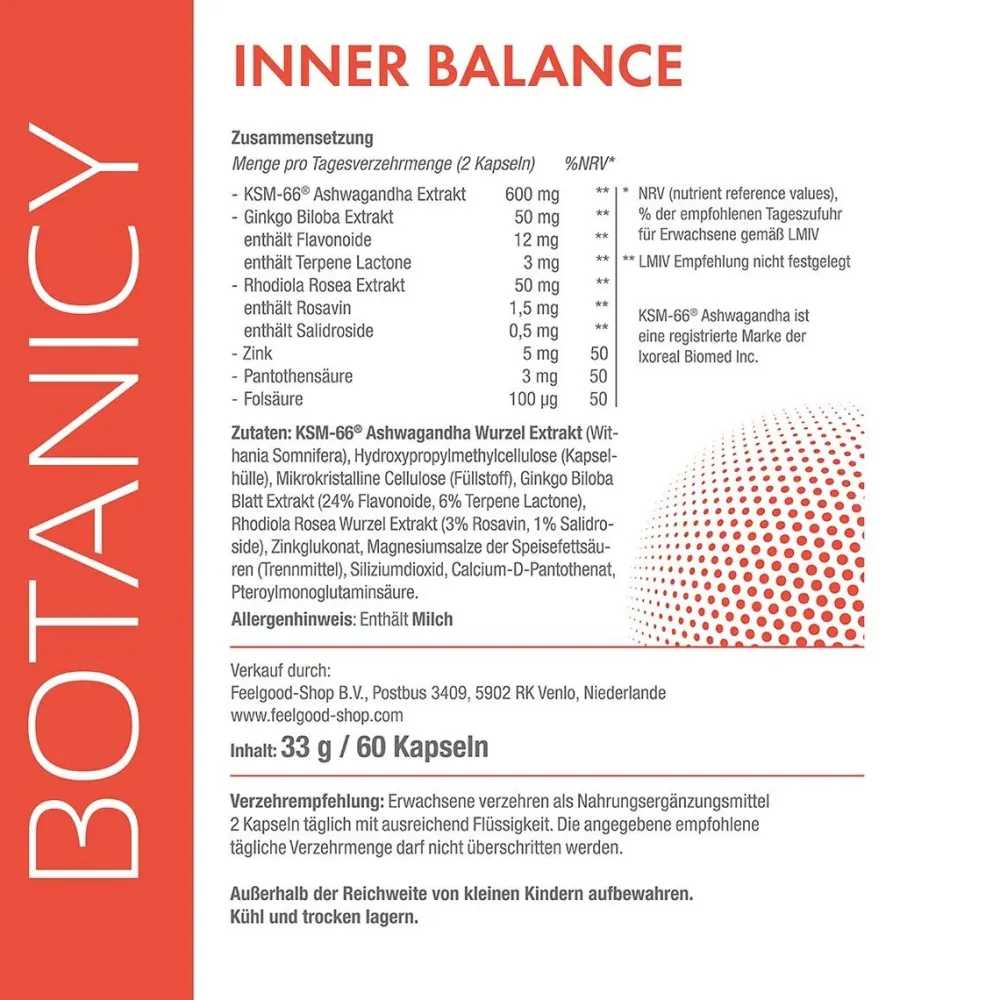 Inner Balance mit Ashwagandha|BOTANICY