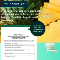 ® Bromelain hochdosiert | Enzyme aus der Ananas mit 6.000 F.I.P. | Premium Kapseln|brandl Sale