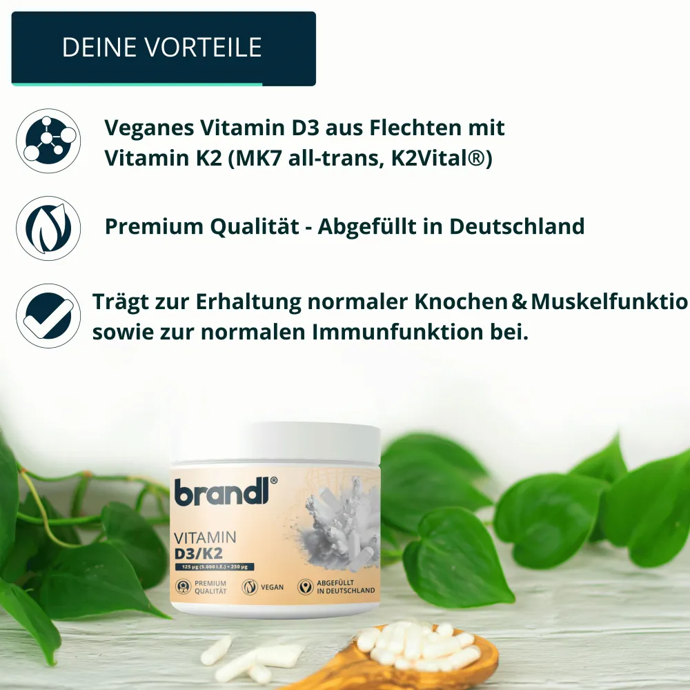 ® Vitamin D3 K2 vegan>brandl