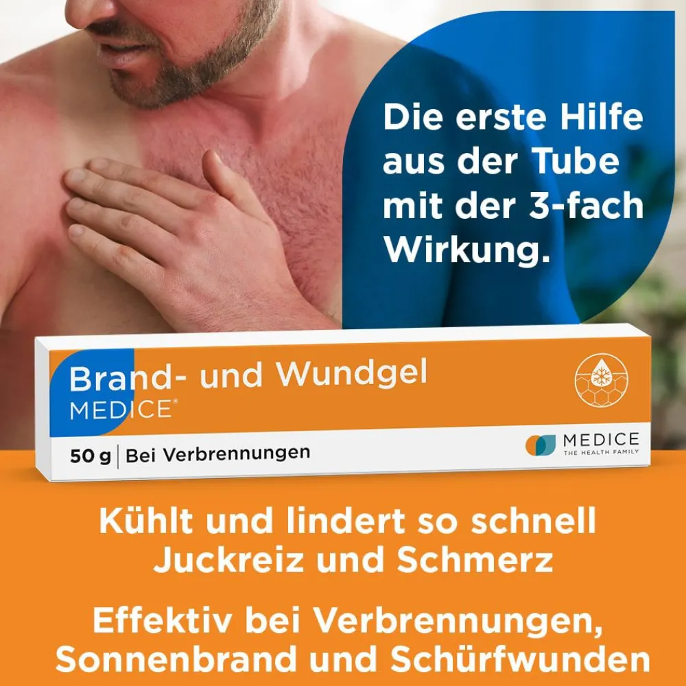 Brand und Wundgel Medice bei Verbrennungen & Sonnenbrand> Clearance