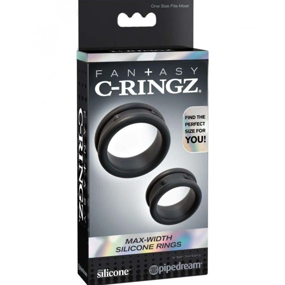 Breite Penisringe, 2-er Set | Fantasy C-Ringz| Online