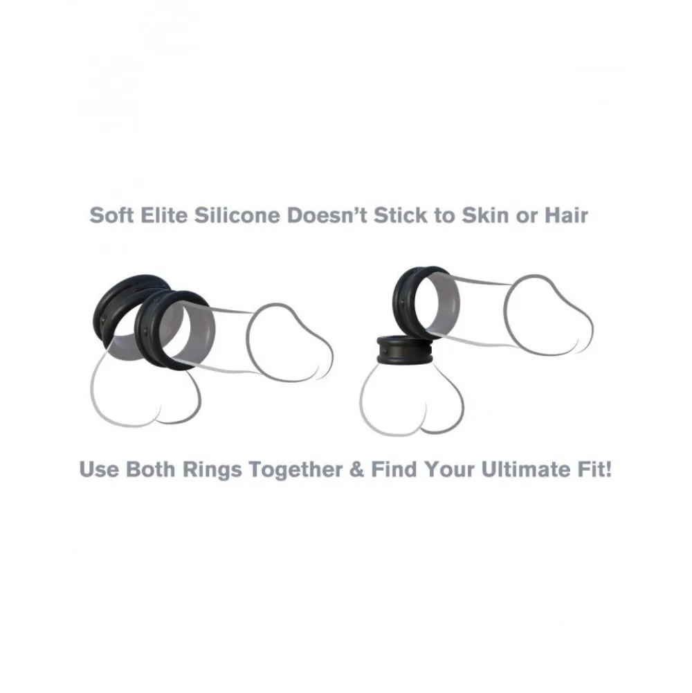 Breite Penisringe, 2-er Set | Fantasy C-Ringz| Online