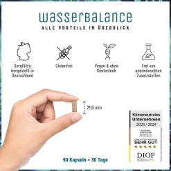 Brennnessel Komplex 90 vegane Kapseln Rosskastanienextrakt hochdosiert Wasserbalance ®><noscript><img width=