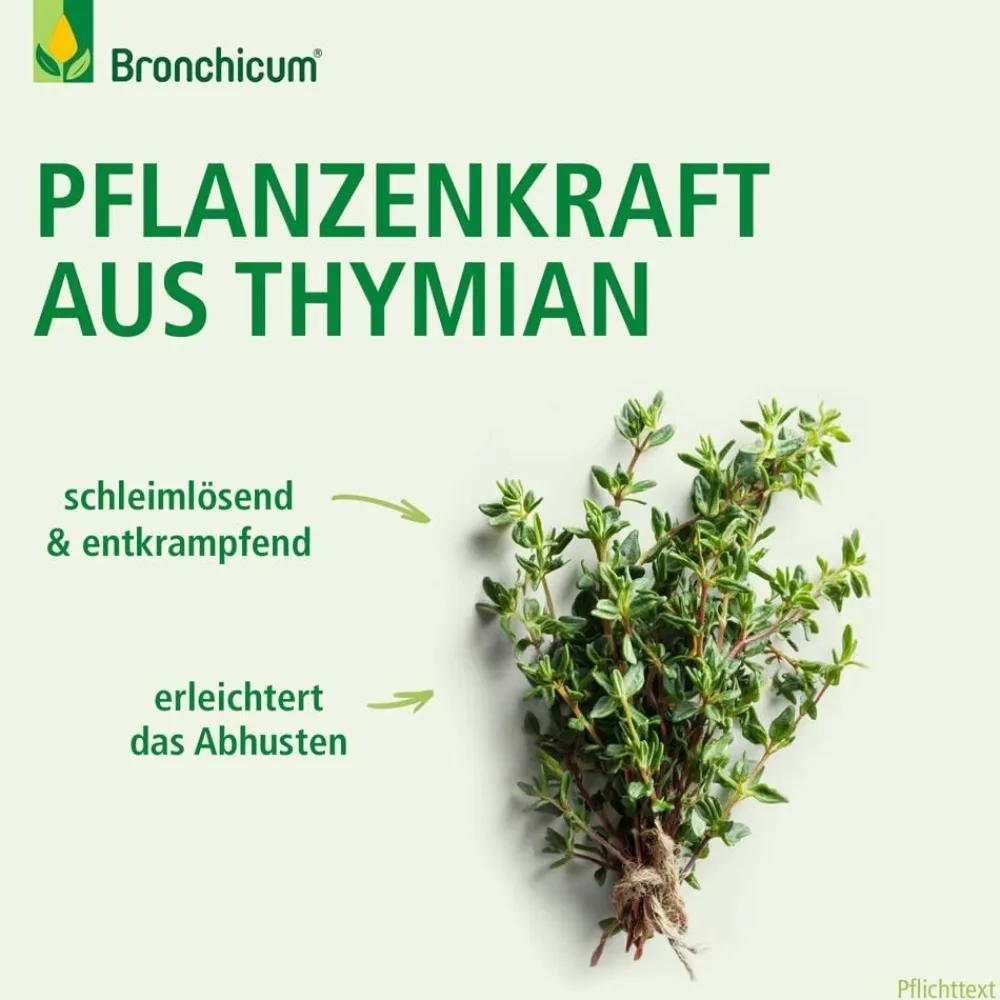 Thymian Lutschpastillen - Schleimlösung bei Erkältungshusten und akuter Bronchitis>Bronchicum Online