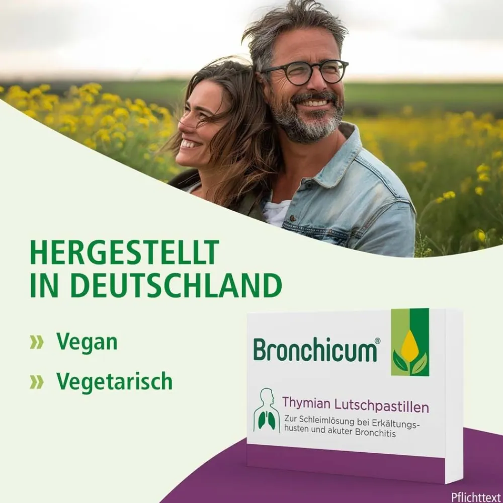 Thymian Lutschpastillen - Schleimlösung bei Erkältungshusten und akuter Bronchitis>Bronchicum Online