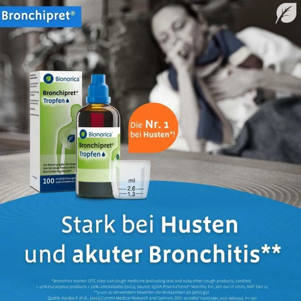 ® Tropfen – stark gegen Husten und akute Bronchitis>Bronchipret Hot