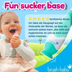 Brush Baby BabySonic Elektrische Zahnbürste für Kleinkinder und Kleinkinder im Alter von 0-3 Jahren| Hot