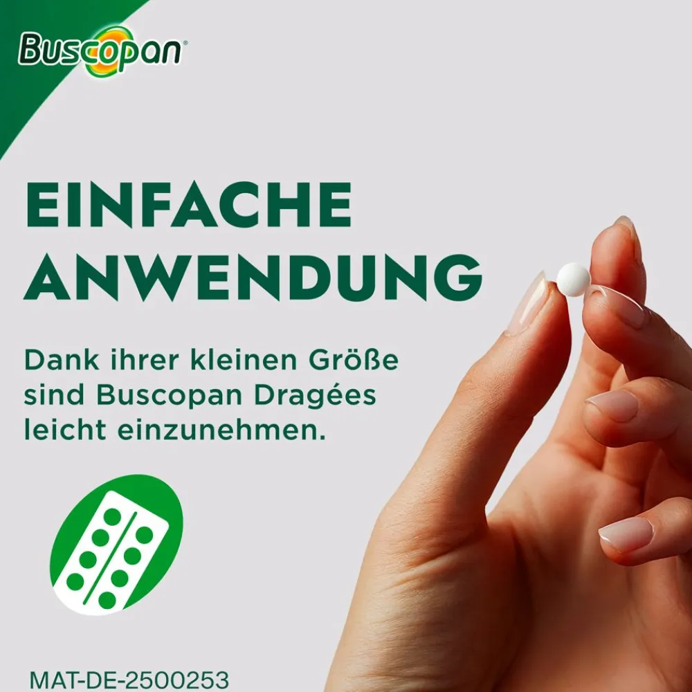 Dragées - schnelle Linderung bei Bauchschmerzen & Krämpfen - schnelle Wirkung>Buscopan Online