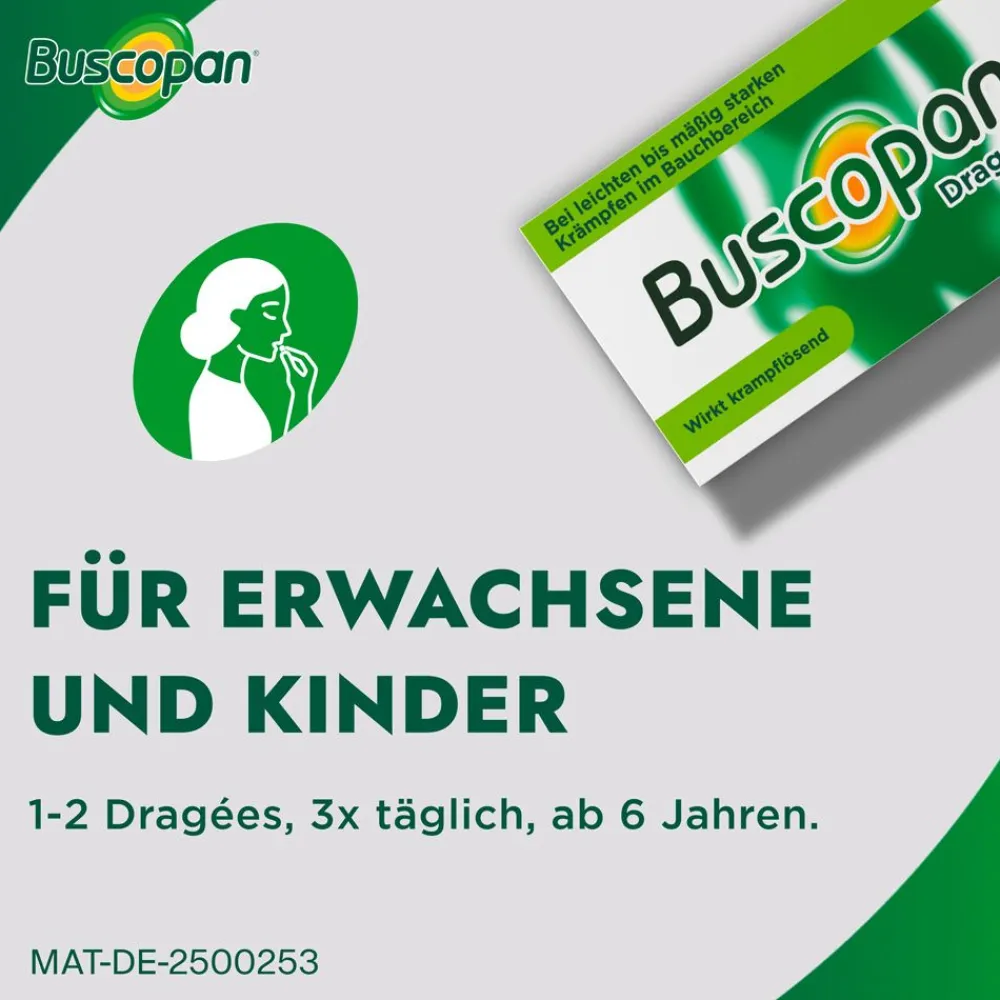 Dragées - schnelle Linderung bei Bauchschmerzen & Krämpfen - schnelle Wirkung>Buscopan Online