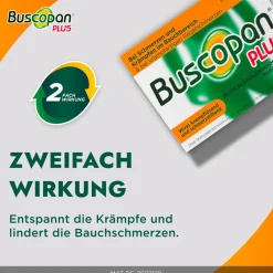 Plus Zäpfchen | lindern schnell Bauch- und Magenschmerzen mit Krämpfen|Buscopan
