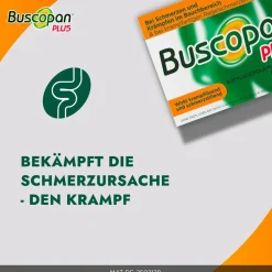 Plus Zäpfchen | lindern schnell Bauch- und Magenschmerzen mit Krämpfen|Buscopan