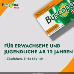 Buscopan Plus Zäpfchen | lindern schnell Bauch- und Magenschmerzen mit Krämpfen| New