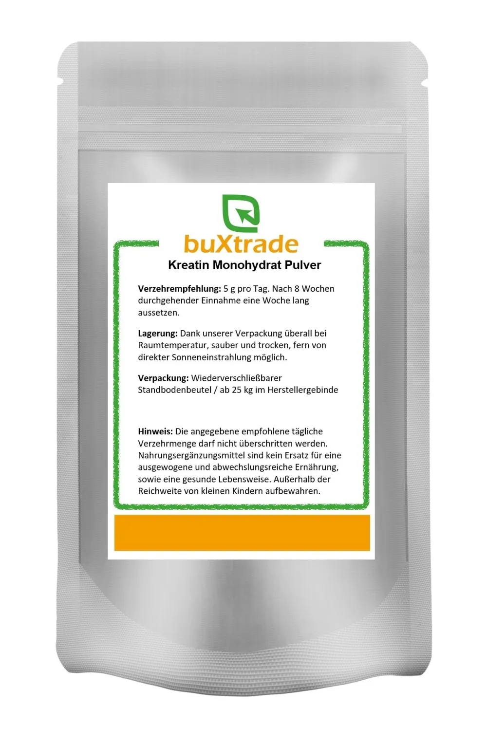 buXtrade Kreatin Monohydrat Pulver> Hot