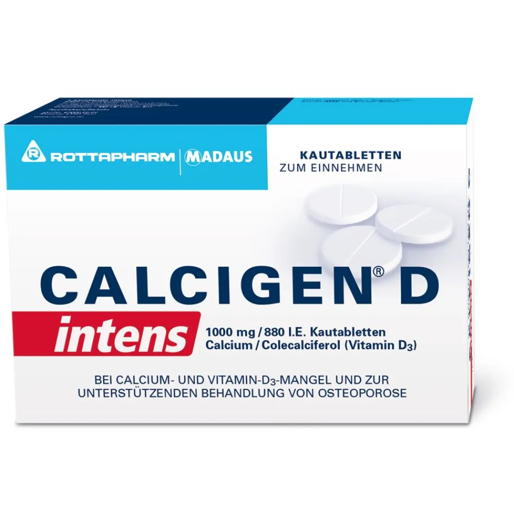 Calcigen® D intens 1000 mg/880 I.E.| Hot