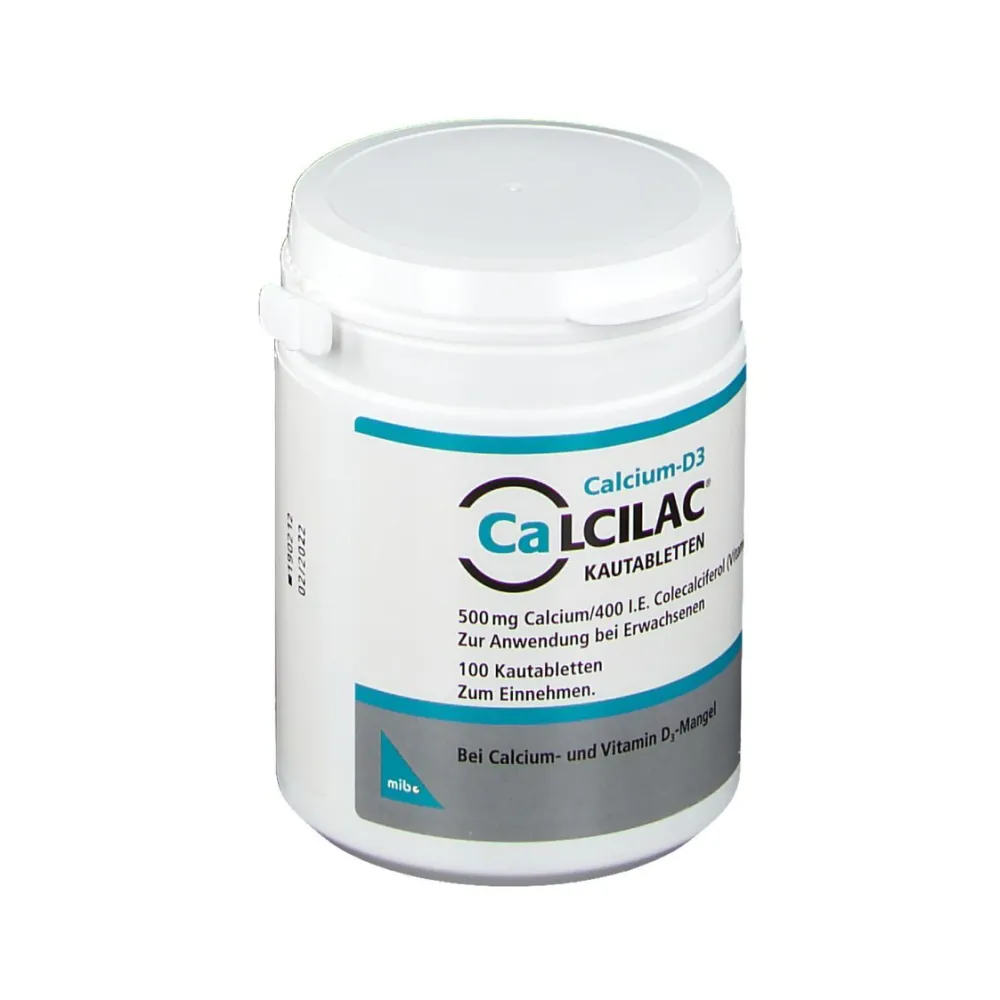 Calcilac® Kautabletten 500 mg/400 I.E.| Hot