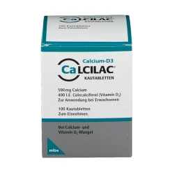 Calcilac® Kautabletten 500 mg/400 I.E.| Hot