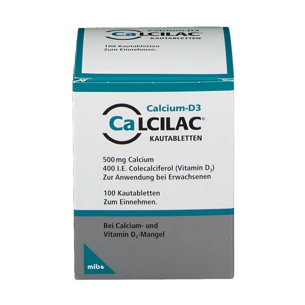 Calcilac® Kautabletten 500 mg/400 I.E.| Hot