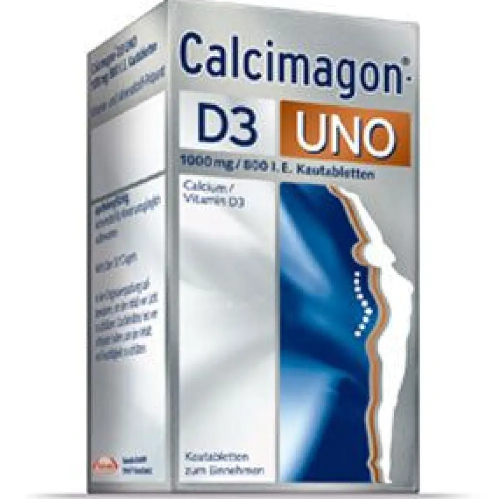® D3 UNO 1000 mg/ 800 I.E. Kautabletten>Calcimagon Clearance