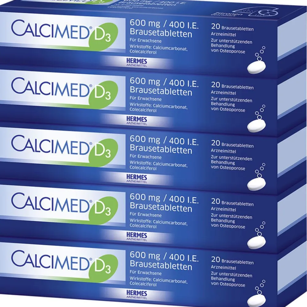 CALCIMED® D3 600 mg/400 I.E. Brausetabletten|