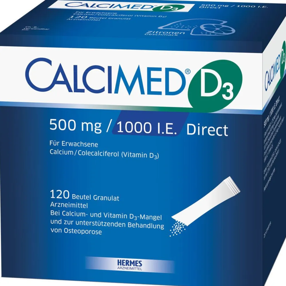 CALCIMED® D3 500mg / 1000 I.E. Direct> Best