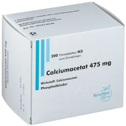 Calciumacetat 475 mg Filmtabletten> Clearance